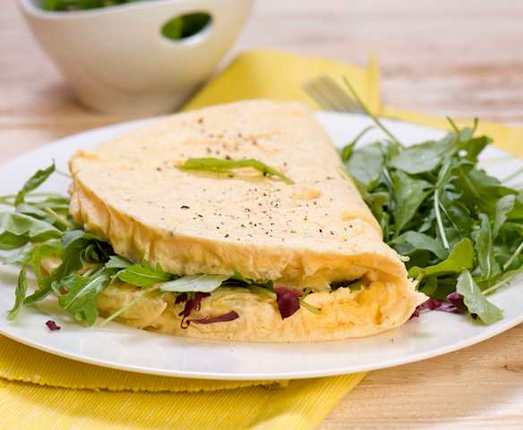 Omeleta s parmazánem