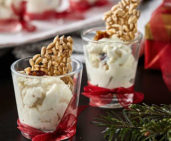 Mousse di Gorgonzola e datteri