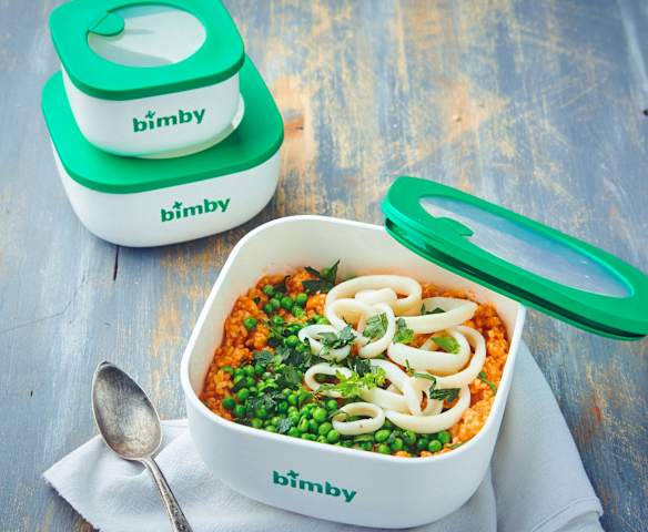 Riso calamari e piselli