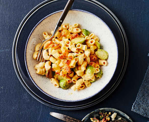 Mac and Cheese mit Rosenkohl