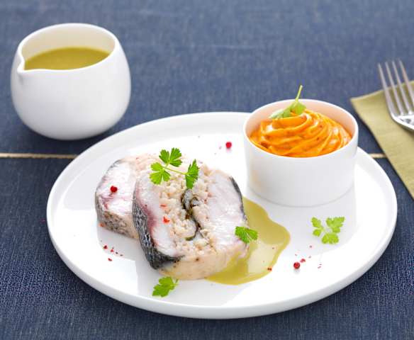 Bar farci à l'oseille