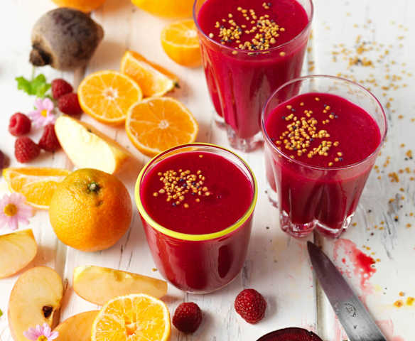 Smoothie rojo