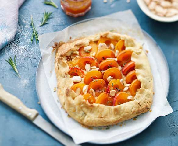 Tarte aux abricots et aux amandes