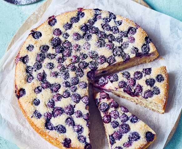 Heidelbeer-Apfel-Kuchen