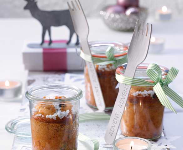 Mini-Stollen im Glas