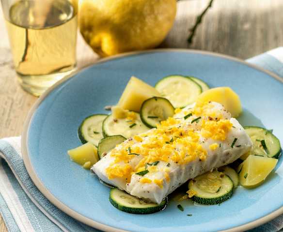 Cod with citrus butter