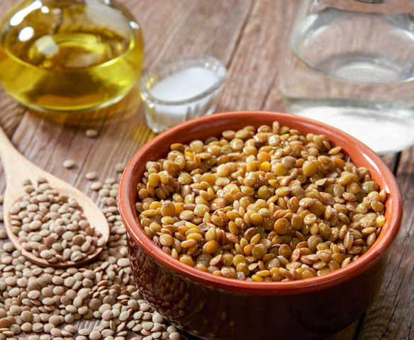 Cottura delle lenticchie