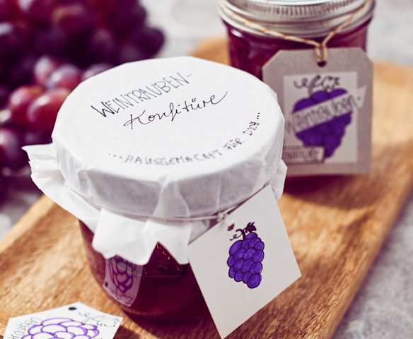 Weintrauben-Konfitüre