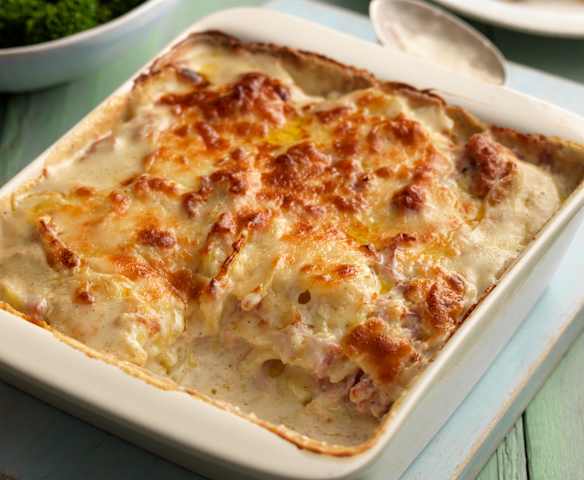 Ham Hock Potato Bake