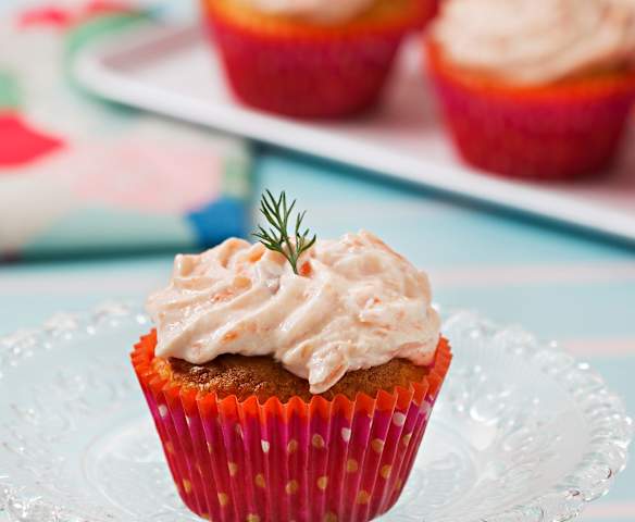 Cupcakes de salmón