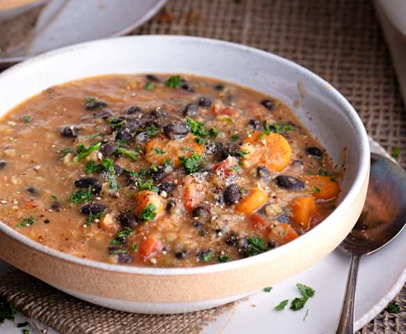 High Protein Linsen-Bohnen-Suppe High Protein Linsen-Bohnen-Suppe