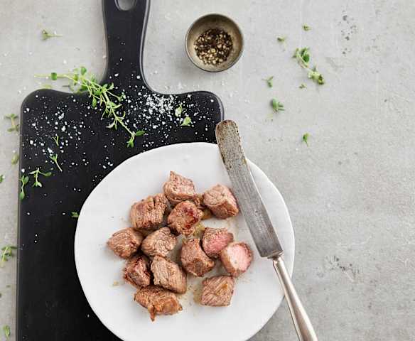 Browned Beef Cubes (Medium)