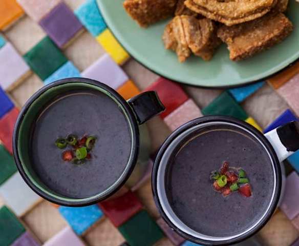 Caldo de feijão preto