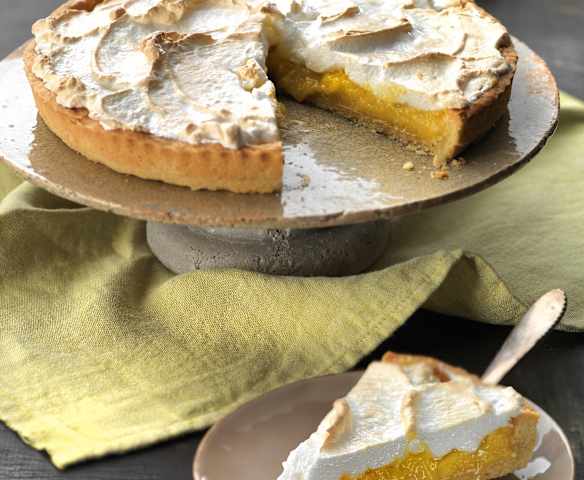 Tarta de limón y merengue