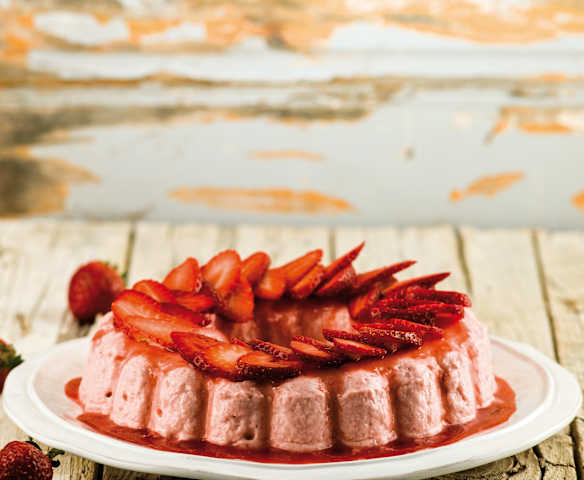 Bavaroise de morango