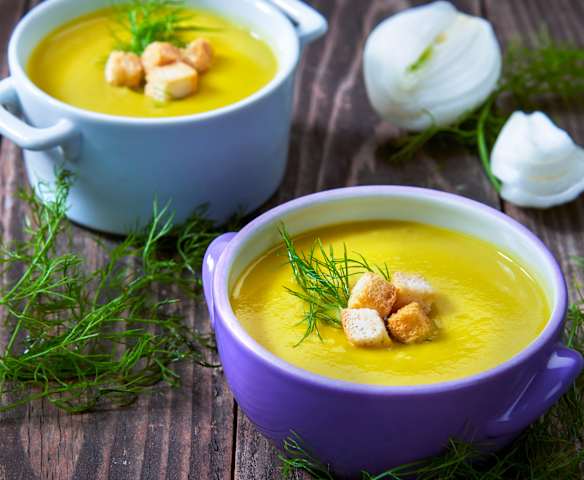 Vellutata di finocchi e zafferano