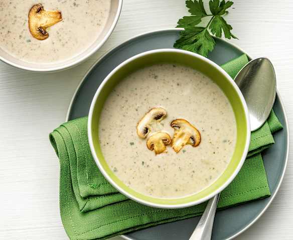 Creamy mushroom soup