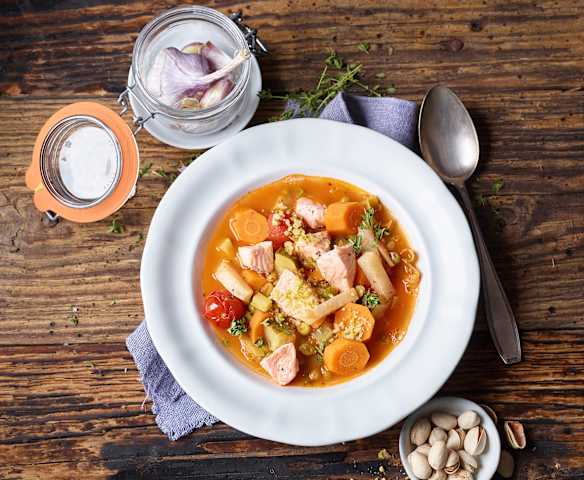 Herbstliche Minestrone