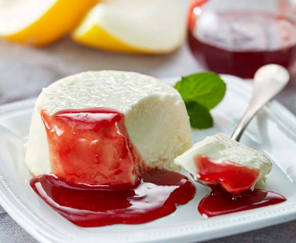 Panna cotta al melone