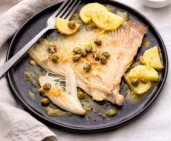 Aile de raie aux câpres