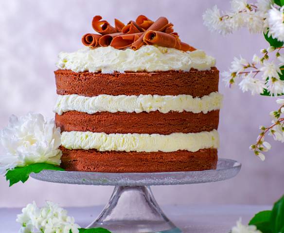 Naked cake al cioccolato