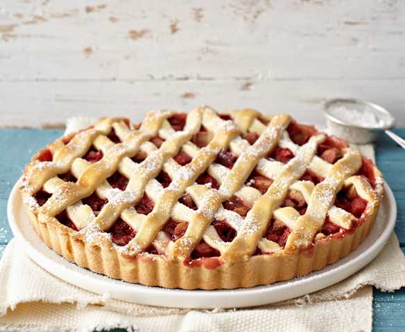 Rhabarber-Erdbeer-Tarte