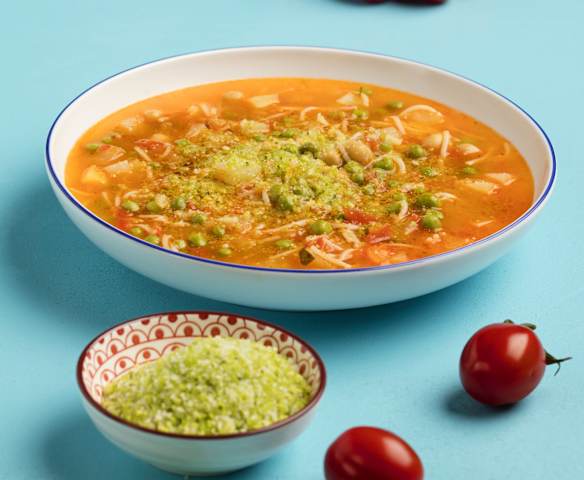 Minestrone mit Kichererbsen