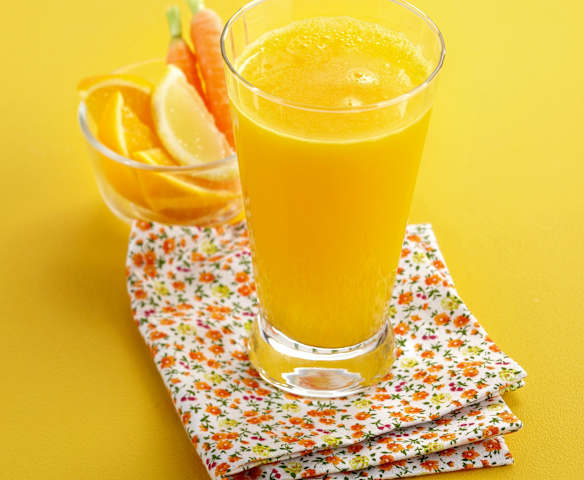 Orange, Carrot and Lemon Vitamin Juice