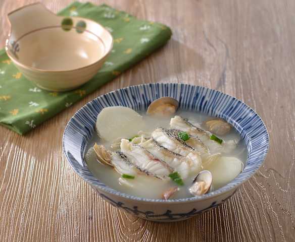 山藥鮮魚蛤蜊湯