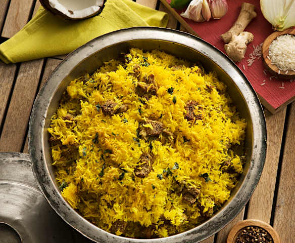 Biryani de cordero - India