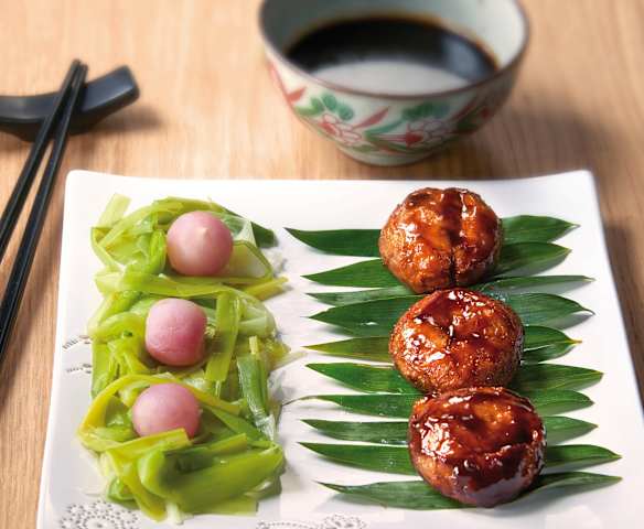 Polpette di pollo giapponesi
