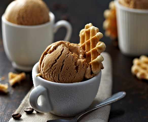 Espresso-Milch-Eis