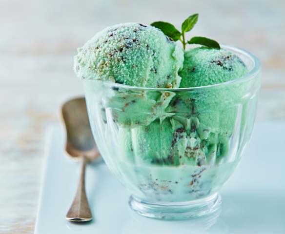 Helado de choco menta