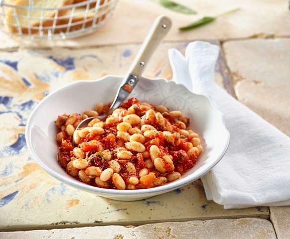 Weiße Bohnen mit Salbei