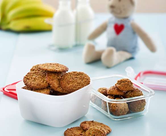 Yulaflı Muzlu Kurabiye