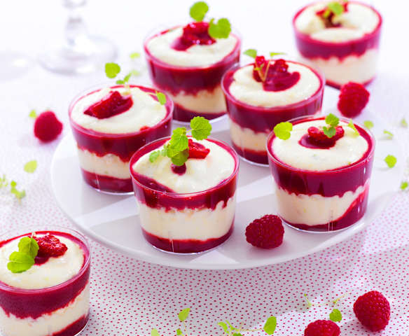 Tiramisu avocat et fruits rouges