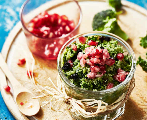 Taboulé de brocoli et chou kale