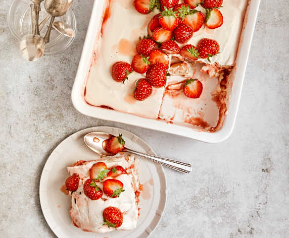 Erdbeer-Holunder-Tiramisu