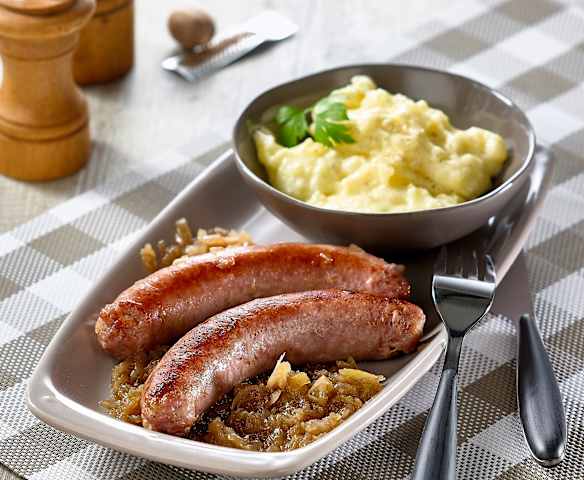 Saucisses de Toulouse aux oignons Saucisses de Toulouse aux oignons