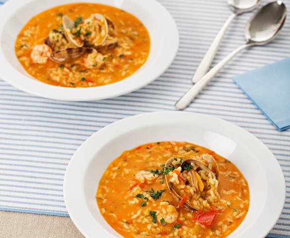 Arroz caldoso para dos