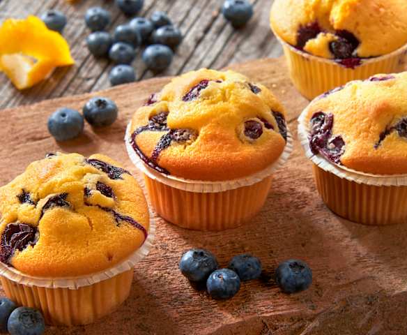 Muffin ai frutti di bosco (senza lattosio)