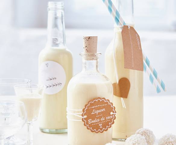Liqueur aux boules de coco