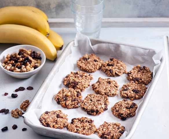 Veganské banánové cookies