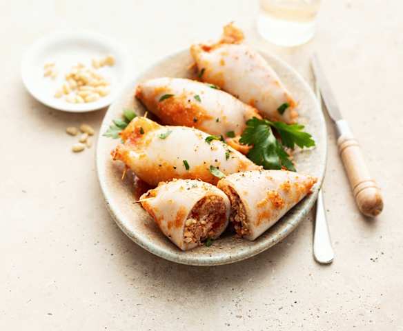 Calamars farcis comme en Algarve