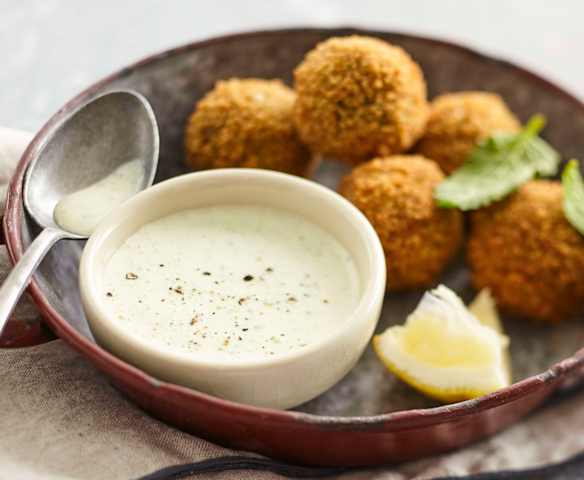 Sauce citronnée à la menthe