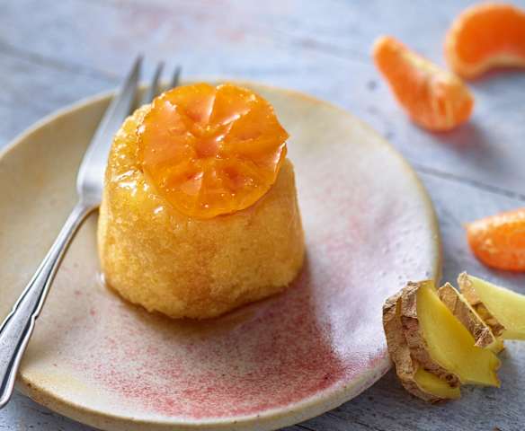 Ingwer-Honig-Küchlein mit Mandarinen