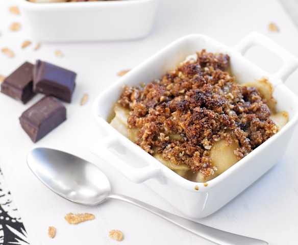 Banana and Pear Crumble