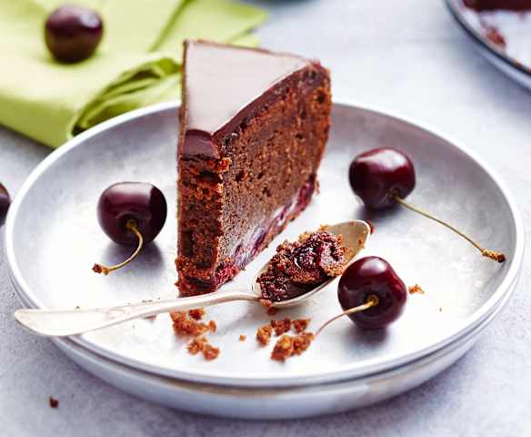 Gâteau au chocolat aux cerises
