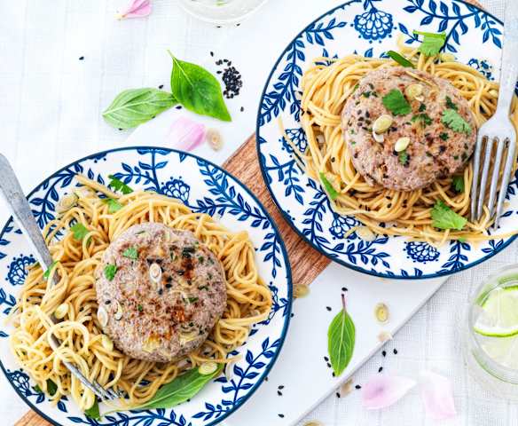 Steaks hachés façon thaïe