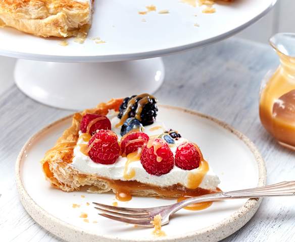 Karamell-Beeren-Tarte